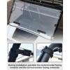 imageSAUTVS Full Windshield for Kawasaki Mule Pro Clear Dustproof Durable Hard Coat Poly Vented Front Full Windshield for Kawasaki Mule Pro FXT DXT DX FX 20152025 Accessories