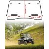 imageSAUTVS Full Windshield for Kawasaki Mule ProMX Clear Dustproof Durable Hard Coat PC Vented Front Windshield for Kawasaki Mule Pro MX 20192026 Accessories