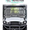 imageSAUTVS Full Windshield for Kawasaki Mule ProMX Clear Dustproof Durable Hard Coat PC Vented Front Windshield for Kawasaki Mule Pro MX 20192026 Accessories