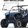 imageSAUTVS Full Windshield for Kawasaki Teryx 1000 Clear Dustproof Durable Hard Coat Poly Vented Front Full Windshield for Kawasaki Teryx KRX KRX4 1000 20202025 Accessories