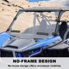 imageSAUTVS Full Windshield for Kawasaki Teryx 1000 Clear Dustproof Durable Hard Coat Poly Vented Front Full Windshield for Kawasaki Teryx KRX KRX4 1000 20202025 Accessories