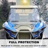 imageSAUTVS Full Windshield for Kawasaki Teryx 1000 Clear Dustproof Durable Hard Coat Poly Vented Front Full Windshield for Kawasaki Teryx KRX KRX4 1000 20202025 Accessories