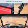 imageSAUTVS Full Windshield for Kawasaki Teryx Teryx4 Clear Dustproof Durable Hard Coat Poly Vented Front Full Windshield for Kawasaki Teryx 800  Teryx4 800 20162025 Accessories
