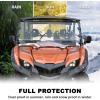 imageSAUTVS Full Windshield for Yamaha Viking VI Clear Dustproof Durable Hard Coat Poly Vented Front Windshield for Yamaha Viking 20142025 Accessories