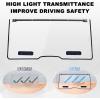 imageSAUTVS Full Windshield for Yamaha Wolverine X2 X4 850 Clear Dustproof Durable Hard Coat Poly Vented Front Full Windshield for Yamaha Wolverine X2  X4 20182020 Accessories