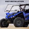 imageSAUTVS Full Windshield for Yamaha YXZ1000R Clear Dustproof Durable Hard Coat Poly Vented Front Full Windshield Windscreen Window for Yamaha YXZ 1000RSESSSS SESS XTR 20192025 Accessories