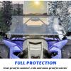 imageSAUTVS Full Windshield for Yamaha YXZ1000R Clear Dustproof Durable Hard Coat Poly Vented Front Full Windshield Windscreen Window for Yamaha YXZ 1000RSESSSS SESS XTR 20192025 Accessories