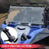 imageSAUTVS Full Windshield for Yamaha YXZ1000R Clear Dustproof Hard Coat Poly Vented Front Full Windshield for Yamaha YXZ 1000RSESSSS SESS XTR 20192025 Accessories