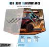 imageSAUTVS Full Windshield with Vents for Polaris RZR XPXP 4 1000 2024 2025 Accessories Clear Scratch Resistant Coating Vented Front Full Window Windshield Windscreen