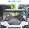 imageSAUTVS Full Windshield with Vents for Polaris RZR XPXP 4 1000 2024 2025 Accessories Clear Scratch Resistant Coating Vented Front Full Window Windshield Windscreen