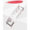 imageSAUTVS Gloss Stainless Steel Shifter Gate Plate Panel for CanAm Maverick Trail SportCommander 20182025 Accessories Quick Shift Gate