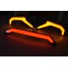 imageSAUTVS Grille Accent Fang Lights Turn Signal Lights Grill Signature Lamps ampamp UTV Center Tail Light 3rd Third Brake Light Stop Light for Polaris RZR XP 1000 XP4 1000 20142018 Accessories