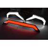 imageSAUTVS Grille Accent Fang Lights Turn Signal Lights Grill Signature Lamps ampamp UTV Center Tail Light 3rd Third Brake Light Stop Light for Polaris RZR XP 1000 XP4 1000 20142018 Accessories