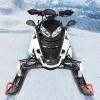 imageSAUTVS Hand Guards with Mounting Brackets for Polaris Snowmobile Black Handguards with Straight Bar Handguard Mounts for Polaris Snowmobile Accessories 1Pair Replace 2879193 2880939