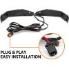 imageSAUTVS Handguards LED Lights for Can Am Ryker Aluminum Hand Guards LED Lights Lamps Lighting Kit for CanAm Ryker 600 900 Sport Rally All Models Accessories 2PCS Replace 219400820