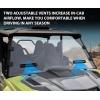 imageSAUTVS Hard Coat Poly Vented Clear Full Windshield for Yamaha Wolverine RMAX2RMAX4 1000 20212025 Accessories Durable ScratchResistant Polycarbonate with Adjustable Vents ampamp Sealed Design