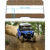 imageSAUTVS Heavy Duty Combined Full Windshield for Yamaha Wolverine X2 X4 850 Dustproof Durable Hard Coat Front Full Windscreen for Yamaha Wolverine X2 X4 20182020 Accessories