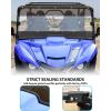 imageSAUTVS Heavy Duty Combined Full Windshield for Yamaha Wolverine X2 X4 850 Dustproof Durable Hard Coat Front Full Windscreen for Yamaha Wolverine X2 X4 20182020 Accessories