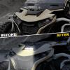 imageSAUTVS Hood Scoop Spotlight for CanAm Maverick R LED Hood Accent Auxiliary Driving Spot Light for Can Am Maverick R MAX X RS 2024 Models Accessories