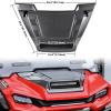 imageSAUTVS Hood Scoop with LED Spotlight for Honda Pioneer 1000 Carbon Fiber Pattern Hood Scoop with Auxiliary Light Front Hood Cover with Lamp for Honda Pioneer 1000 10005 10006 20162025 Accessories