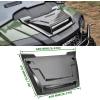 imageSAUTVS Hood Scoop with LED Spotlight for Honda Pioneer 7002 7004 20142025 Carbon Fiber Pattern Front Hood Cover with LED Auxiliary Light Kit Accessories Easy Installation