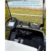 imageSAUTVS Inner Front Storage Basket Compatible with Yamaha G14G22 Golf Cart Combined Front Inner Dash Tray Storage Organizer for Yamaha Golf Cart G14G22 No Drilling Larger CompartmentCompartment