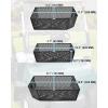 imageSAUTVS Inner Front Storage Basket Compatible with Yamaha G14G22 Golf Cart Combined Front Inner Dash Tray Storage Organizer for Yamaha Golf Cart G14G22 No Drilling Larger CompartmentCompartment