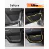 imageSAUTVS Interior Door Pockets for Polaris Xpedition XP 5ADV 5 NorthStar 2024 2025 Accessories Front and Rear Interior Door Pockets Storage4PCS