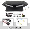 imageSAUTVS LED Auxiliary Light DRL Kit for Can Am Ryker Black Hood Panel with Daytime Running Light for CanAm Ryker 600 900 Sport ampamp Rally Edition All Models Accessories Replace 219400848219401075