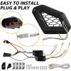 imageSAUTVS LED Front Accent Lights for CanAm X3 LED Auxiliary Lights Front Fascia Signature Accent Turn Signal Lights Grill Lamps for Can Am Maverick X3 MAX Turbo R RR 20172025 Accessories 2PCS