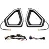 imageSAUTVS LED Front Accent Lights for Polaris Ranger 1500 XD 2024 2025 LED Front Fascia Signature Light with DRL Turn Signal Grill Auxiliary Lamp Accessories