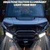 imageSAUTVS LED Front Bumper Lights for Polaris Ranger XD 1500 2024 2025 All Models Front Brush Guard Accent Auxiliary Light for Polaris Ranger 1500 XD Accessories Replace 2889767