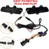imageSAUTVS LED Front Bumper Lights for Polaris Ranger XD 1500 2024 2025 All Models Front Brush Guard Accent Auxiliary Light for Polaris Ranger 1500 XD Accessories Replace 2889767