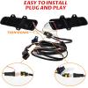 imageSAUTVS LED Front Bumper Lights for Polaris Ranger XD 1500 Front Auxiliary Light Front Accent Light DRL Sequential Turn Signal for Polaris Ranger 1500 XD 2024 2025 Accessories Replace 2889767