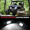 imageSAUTVS LED Front Fascia Lights Bumper Cover Lights for Yamaha RMAX 1000 Front Auxiliary Spot Lights Accent Lights DRL Lamps for 20212025 Yamaha Wolverine RMAX2 1000  RMAX4 1000 Accessories2PCS