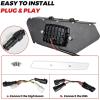 imageSAUTVS LED Front Fascia Lights Bumper Cover Lights for Yamaha RMAX 1000 Front Auxiliary Spot Lights Accent Lights DRL Lamps for 20212025 Yamaha Wolverine RMAX2 1000  RMAX4 1000 Accessories2PCS