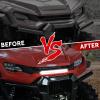imageSAUTVS LED Front Grill Light for Honda Pioneer 1000 20222025 Accent Light Bar Auxiliary Hood Lamp Grille Mesh Bar Accessories 1PC