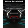 imageSAUTVS LED Grille Accent Fang Lights for 2025 Polaris RZR PRO XPRS Accessories Waterproof Startup Animations White DRL Signature Lights Grill Lamps1Pair Replace 2417278 2417279