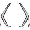 imageSAUTVS LED Grille Accent Fang Lights for 2025 Polaris RZR PRO XPRS Accessories Waterproof Startup Animations White DRL Signature Lights Grill Lamps1Pair Replace 2417278 2417279