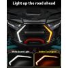 imageSAUTVS LED Grille Accent Fang Lights for 2025 Polaris RZR PRO XPRS Accessories Waterproof Turn Signal Lights Grill Signature Lamps One Pair Replace 2417278 2417279