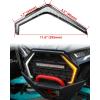 imageSAUTVS LED Grille Accent Fang Lights for 2025 Polaris RZR PRO XPRS Accessories Waterproof Turn Signal Lights Grill Signature Lamps One Pair Replace 2417278 2417279