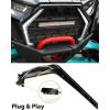 imageSAUTVS LED Grille Accent Fang Lights for 2025 Polaris RZR PRO XPRS Accessories Waterproof Turn Signal Lights Grill Signature Lamps One Pair Replace 2417278 2417279