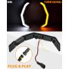 imageSAUTVS LED Grille Accent Fang Lights for Polaris RZR XP 1000XP 4 1000 2024 2025 Waterproof Turn Signal Signature Lights Grill Lamps AccessoriesOne Pair