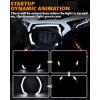 imageSAUTVS LED Grille Accent Fang Lights for Polaris RZR XP 1000XP 4 1000 2024 2025 Waterproof White DRL Signature Lights Grill Lamps AccessoriesOne Pair