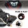 imageSAUTVS LED Headlight Assembly for G310GS G310R EMark Approved Head Light Front Lamp with HighLow Beams DRL for BMW G310GS  G310R 20162022 Accessories