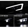 imageSAUTVS LED Headlight Assembly for Polaris Sportsman LED Head Lights Front Lamp with HighLow Beams DRL Halo Rings for Polaris Sportsman XP 1000 850 570 450 20172025 Accessories Replace OEM 2884859