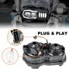 imageSAUTVS LED Headlight Assembly for R1200GS EMark Approved Head Light Front Lamp with HighLow Beams DRL for BMW R1200GS Adventure Oil Cooler Models 20042012 Accessories