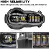 imageSAUTVS LED Headlight Assembly for R1200GS EMark Approved Head Light Front Lamp with HighLow Beams DRL for BMW R1200GS Adventure Oil Cooler Models 20042012 Accessories