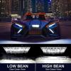 imageSAUTVS LED Headlight Assembly for Slingshot Center Head Light Kit for 20202023 Polaris Slingshot S GT R LE SL Modified Accessories Replace OEM 2414866