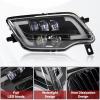 imageSAUTVS LED Headlights Assembly for Honda PioneerTalon 1425 Head Lights Front Lamps with High Low Beam DRL Turn Signal for Honda Pioneer Talon Foreman Rubicon Rancher 20142025 Accessories 2PCS